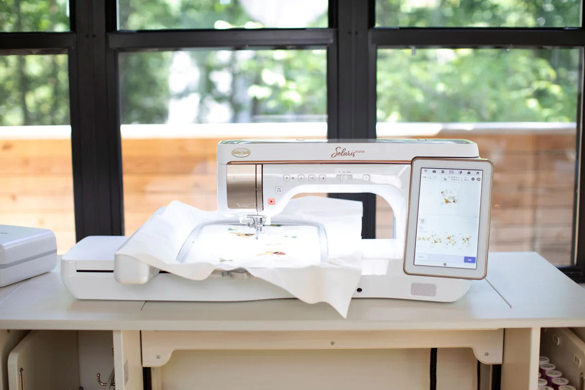 Baby Lock Solaris Vision Sewing, Embroidery, &amp; Quilting Machine