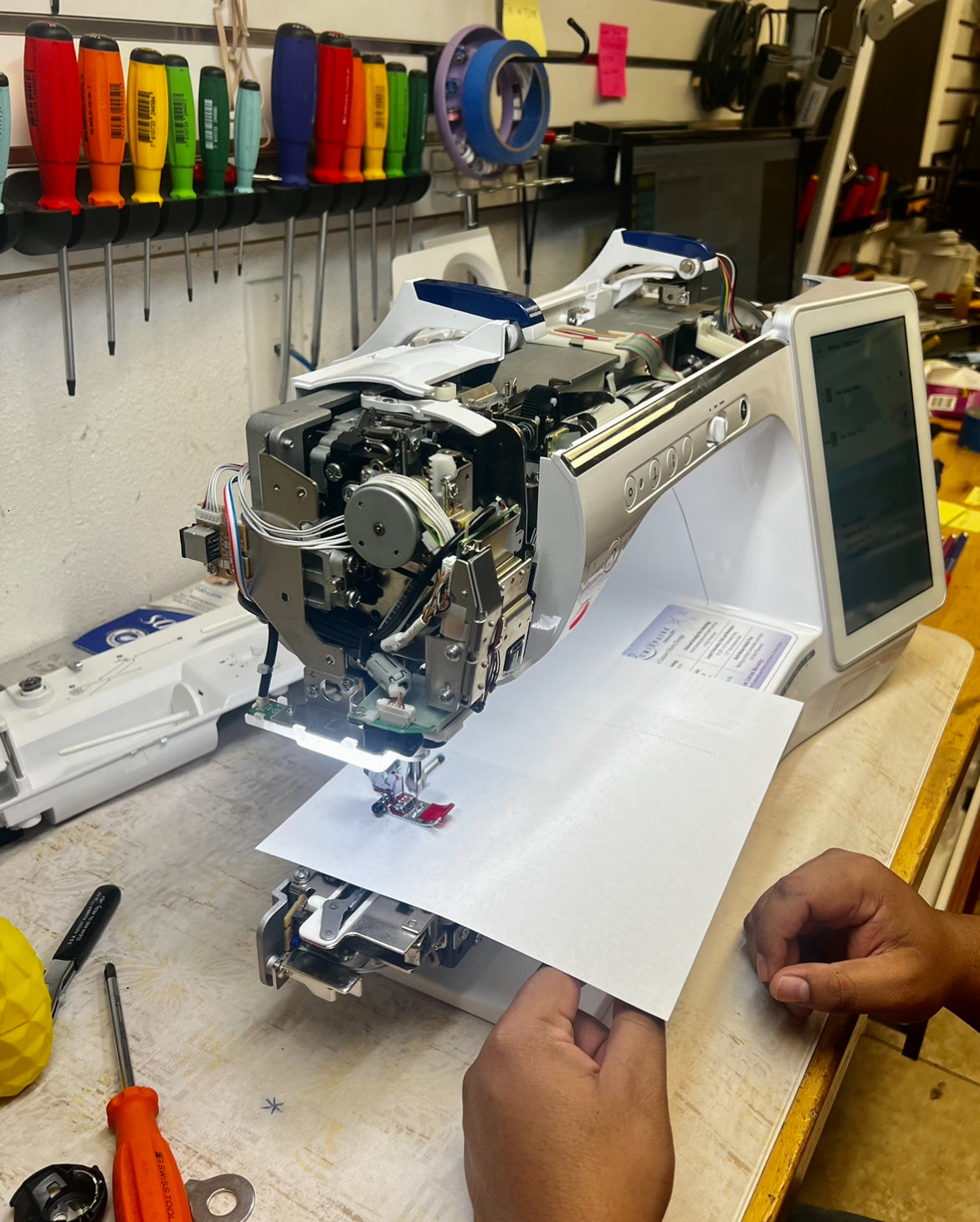 Service &amp; Repair: Large Computerized Sewing or Embroidery Machine