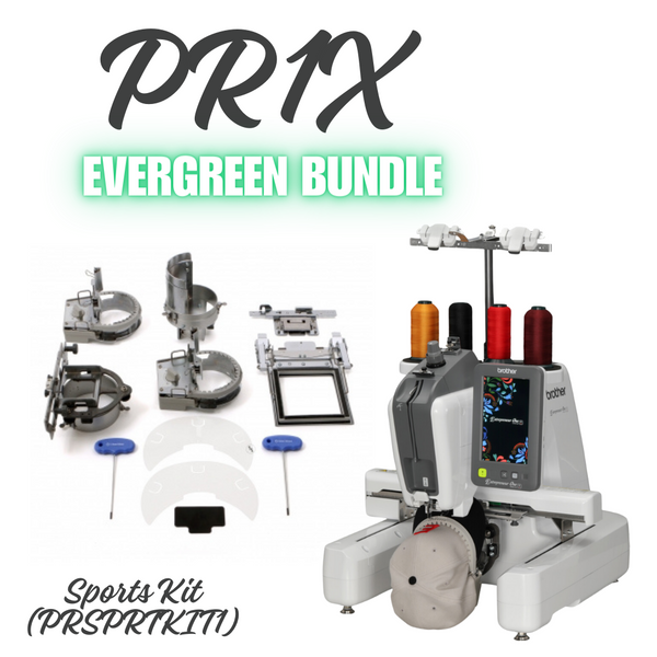 Brother PR1X Evergreen Bundle Free-Arm Embroidery Machine - Ryan's