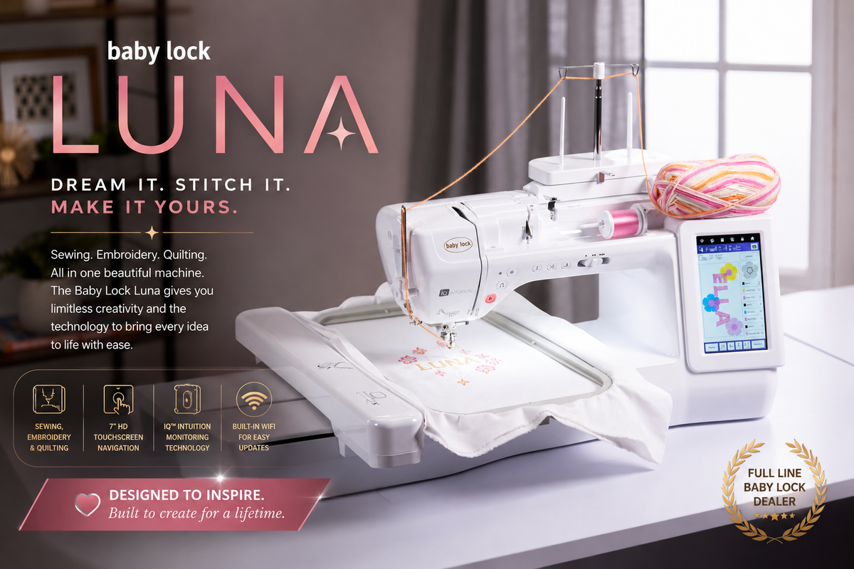 Baby Lock LUNA Sewing & Embroidery Machine