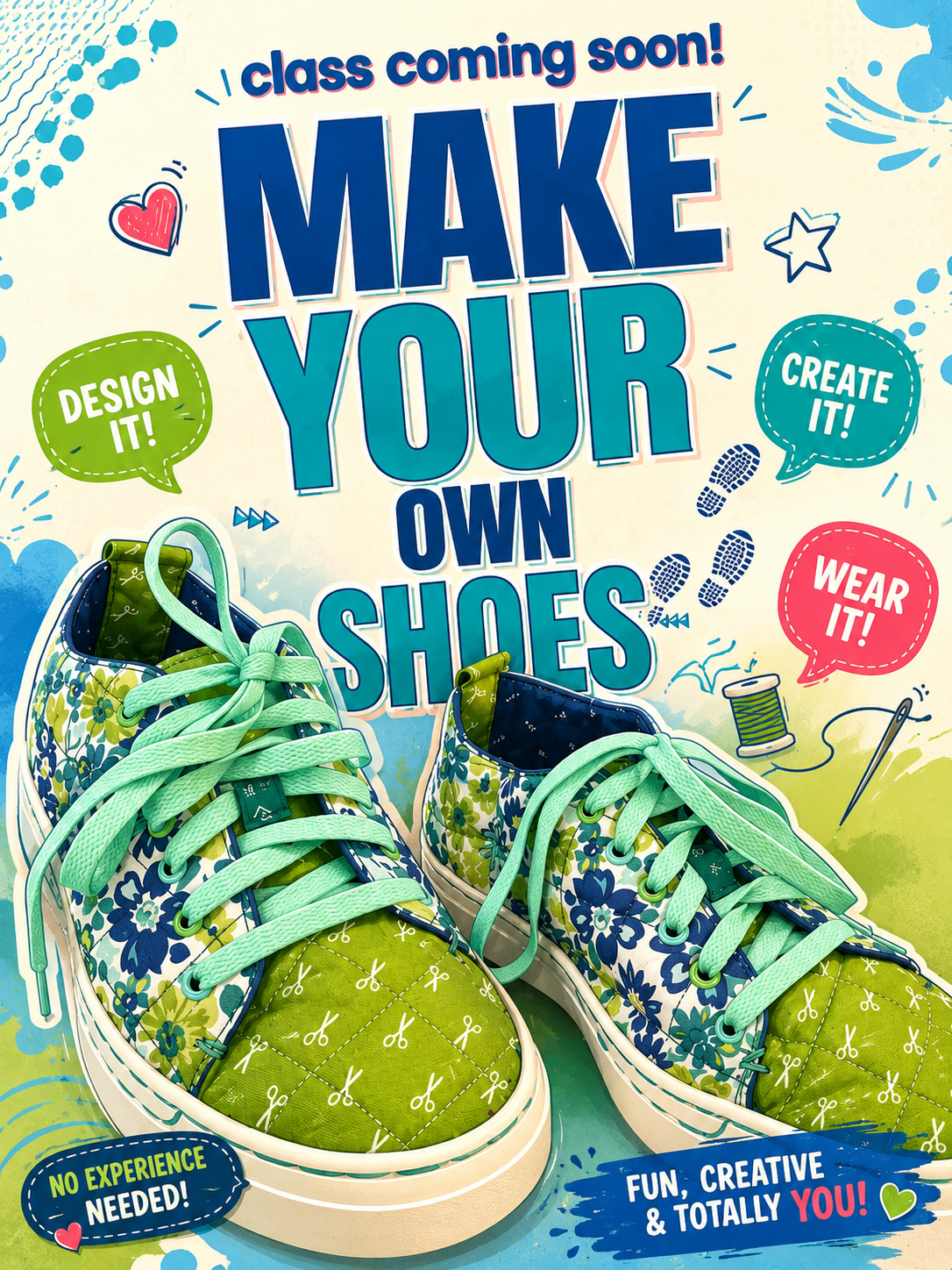 Custom Quilted Shoe Class w/ Tatiana