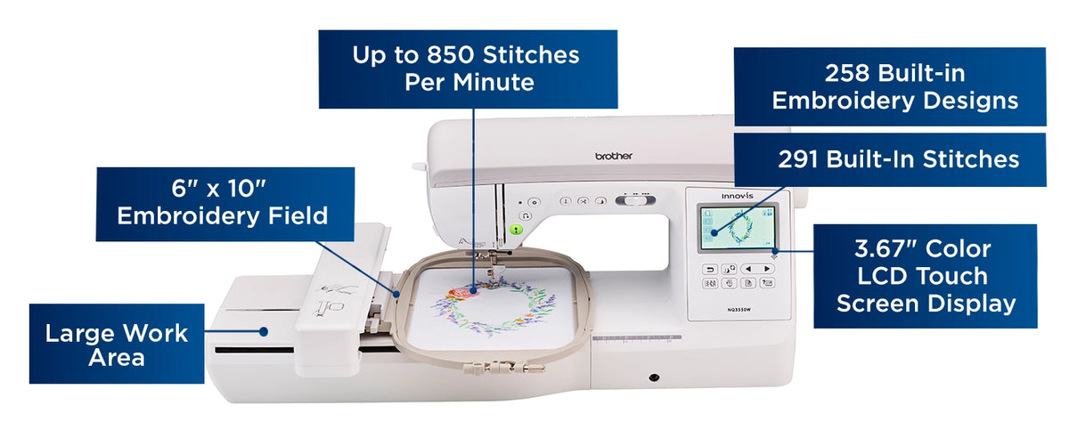 Brother NQ3550W Sewing & Embroidery Machine (Copy)