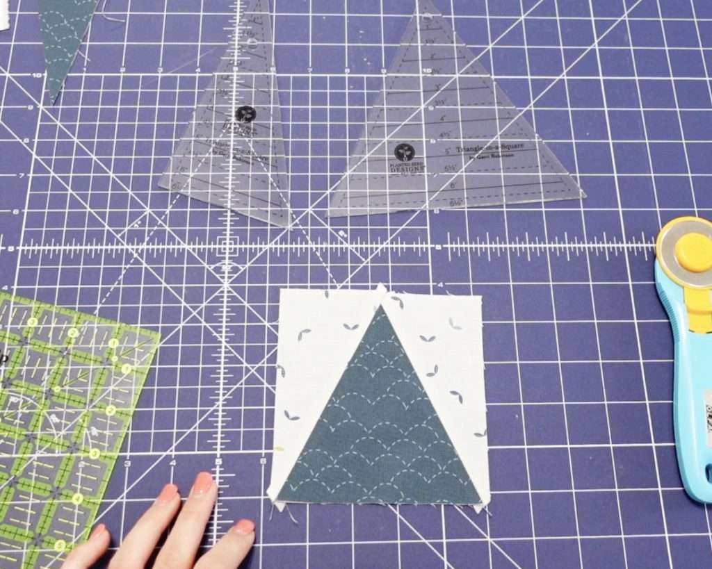 Basic Quilting Skill Series - Triangle in a Square Block