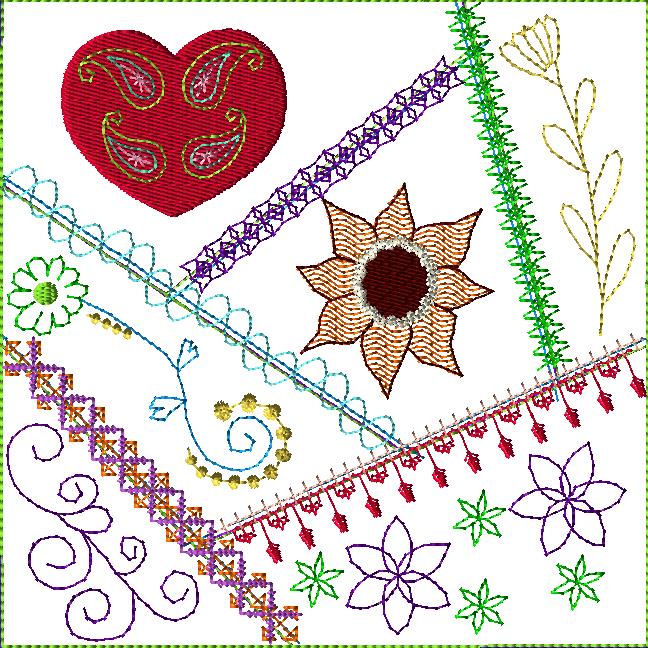 Embroidery Club - February At Home Project