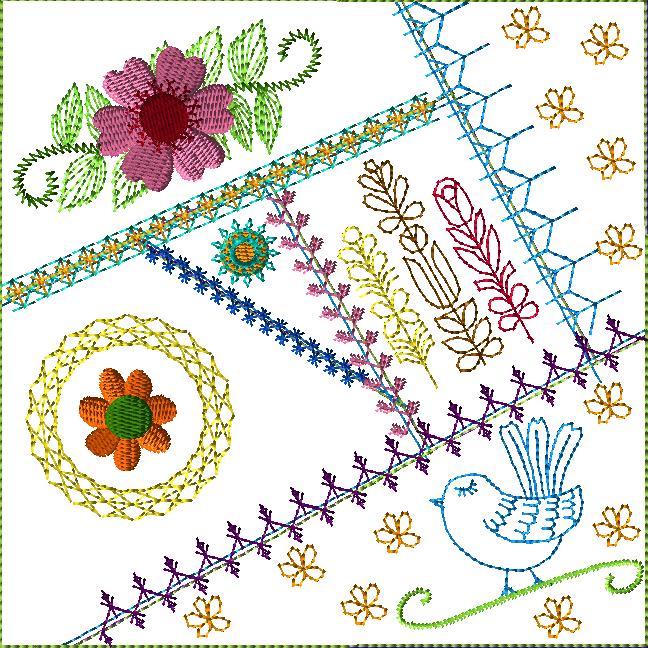 Embroidery Club - February At Home Project